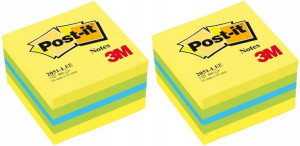 Karteczki samoprzylepne Post-it 51-51mm 400 kar x2
