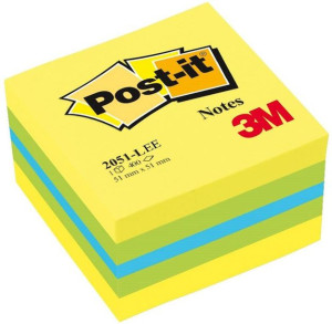 Notes samoprzylepny Post-it 51x51mm 400k cytrynowy