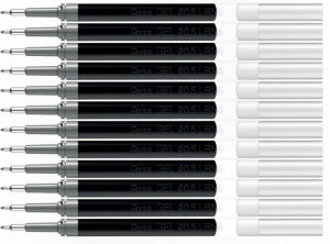 Wkład wymienny Pentel EnerGel LRN5 czarny x 12