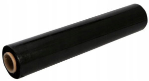 Folia Stretch 3kg Czarna Strech Strecz