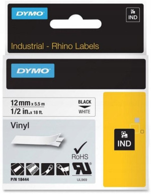 DYMO RHINO Taśma winylowa 18444 S0718600 12mm biał