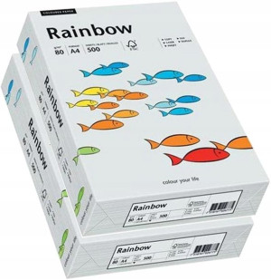 Papier drukarki Rainbow A4 80g R93 jasno szary x2