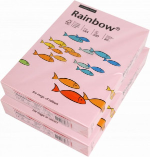 Papier ksero Rainbow A4 80g 500ark jasny różowy x2