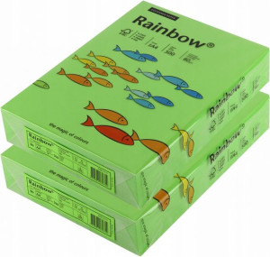 Papier drukarki Rainbow A4 80g R76 zielony x2 szt
