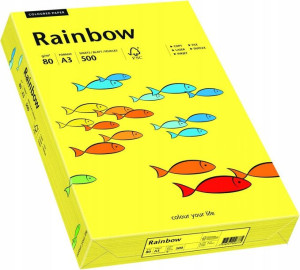 Papier ksero Rainbow A3 80g 500ark słoneczny żółty