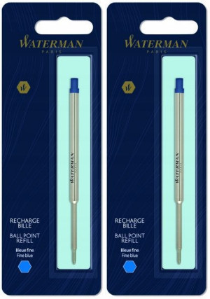 Wkład do długopisu Waterman Standard niebieski x2