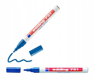 Marker Olejowy Edding 751 Aluminium Niebieski X 2