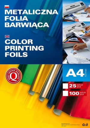 Kalka barwiąca Argo A4 100 arkuszy zielony