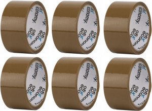 Taśma pakowa Ofix akrylowa 48mm x 45m brązowa x6