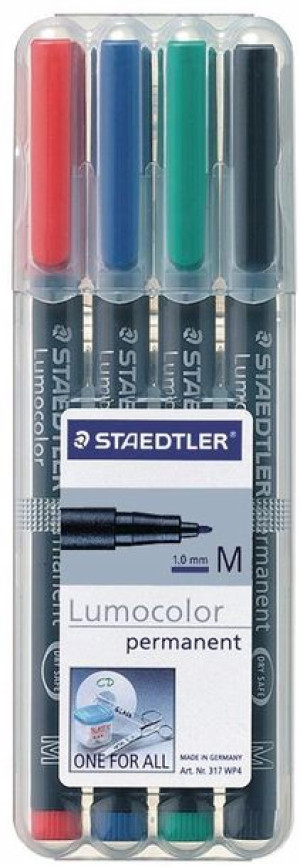 Foliopis Staedtler Lumocolor 4 szt