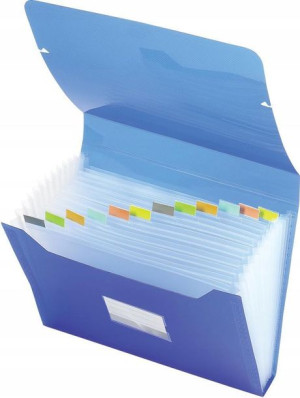 Teczka segregująca Office Depot A4 niebieska x 10