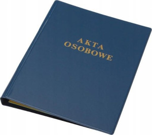 Teczka do akt osobowych Panta Plast A4 granatowy