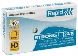 Zszywki Rapid Strong 1M 23/8 1000szt srebrny