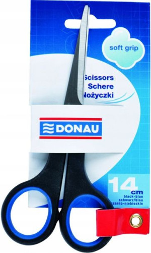 Nożyczki biurowe Donau Soft Grip 14 cm