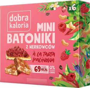 Dobra Kaloria Mini Batoniki tarta malinowa 102g