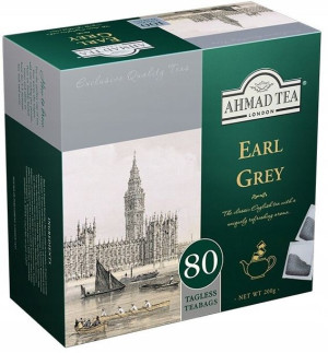 Herbata czarna w torebkach Earl Grey Ahmad Tea 80s