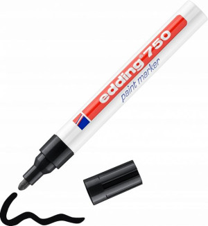 Marker lakierowy Edding 750 wodoodporny Czarny