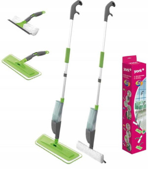 Mop York Spray&Collect 4 w 1 szaro-zielony
