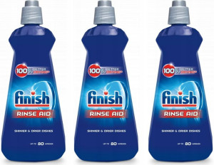 FINISH Nabłyszczacz do zmywarki 400ml regularny x3