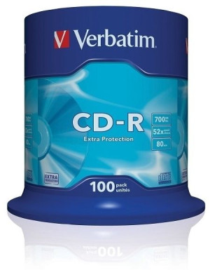 Płyta CD-R Verbatim 700MB szpindel 100 szt