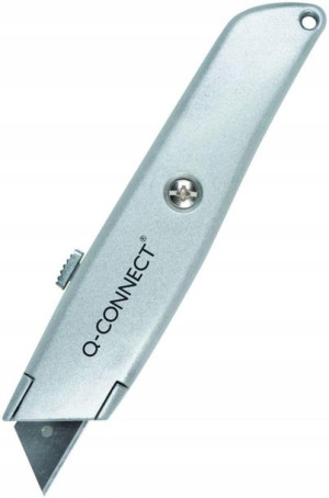 Nóż tapicerski z blokadą Q-Connect 18mm metalowy