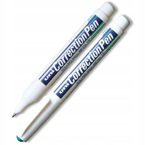 KOREKTOR W PIÓRZE UNI CLP-300 metalowa końcówka x2
