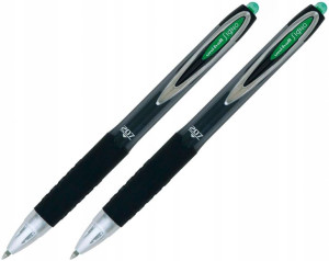 Pióro żelowe Uni Uni-ball UMN-207 0.7mm zielone x2
