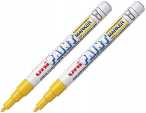 Uni Paint PX-21 Marker Olejowy Żółty olejny x 2