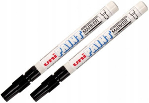 MARKER Olejny PX-21 UNI 0,8-1,2mm pisak CZARNY x2