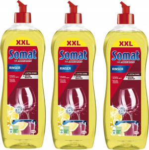 Somat Rinser Nabłyszczacz zmywarki Lemon 750 ml x3