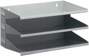 Sorter Pojemnik Na Dokumenty A4 Metalowy 3 Półki