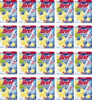 Zawieszka kulki do WC Bref Power Activ lemon x20