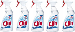 Płyn do mycia szyb Clin rozpylacz 500ml x 5