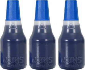 Tusz do pieczatek stempli NORIS 110s niebieski x3