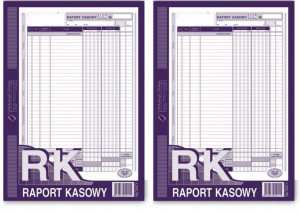 Raport kasowy A4 410-1 x2