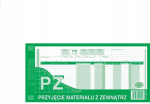 PZ Przyjęcie materiałów z zewnątrz Mipro 1/3 362-2