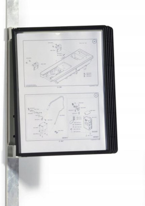 Panel prezentacyjny z uchwytem ściennym A4 5 szt