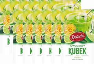 Kisiel Delecta Extra Gładki limonkowy 12x30g