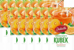 Kisiel Delecta Extra Gładki pomarańczowy 12x30g