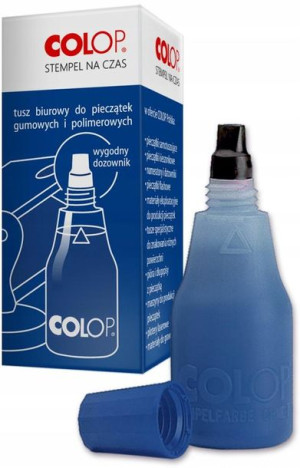 Tusz do pieczątek gumowych COLOP niebieski 25 ml