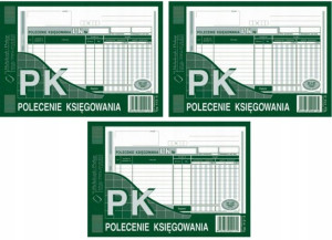 Druk Polecenie księgowania MiP A5 80k x 3