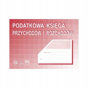 Księga Przychodów I Rozchodów A4 Nowy Wzór 96 Str.