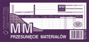 DRUK 355-8 MM - przesunięcie materiałów MICHALCZYK