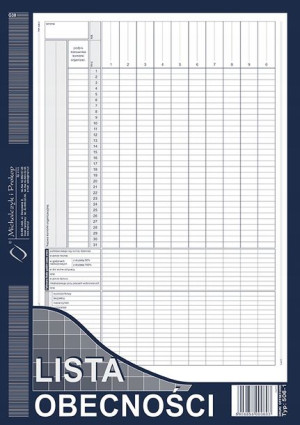 Lista Obecności A4 506-1