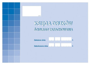 Księga Druków Ścisłego Zarachowania A4 710-1