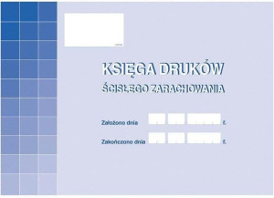 Księga druków ścisłego zarachowania 710-1 A4