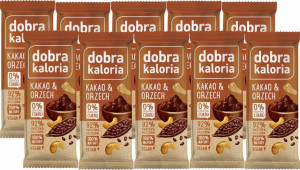Baton Dobra Kaloria kakao i orzech 35g x 10