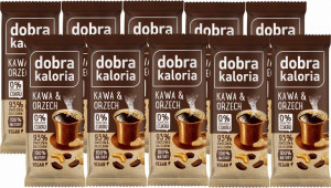 Baton Dobra Kaloria kawa i orzech 35g x 10