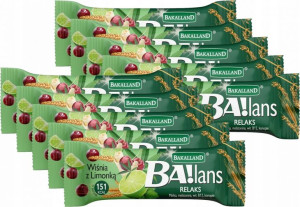 Bakalland Ba Relaks WIŚNIA z limonką 38g x 10