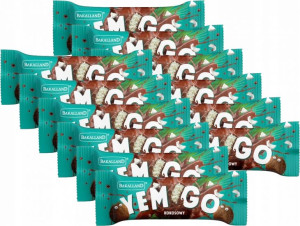 Baton Yemgo kokosowy w czekoladzie 40g x 12
